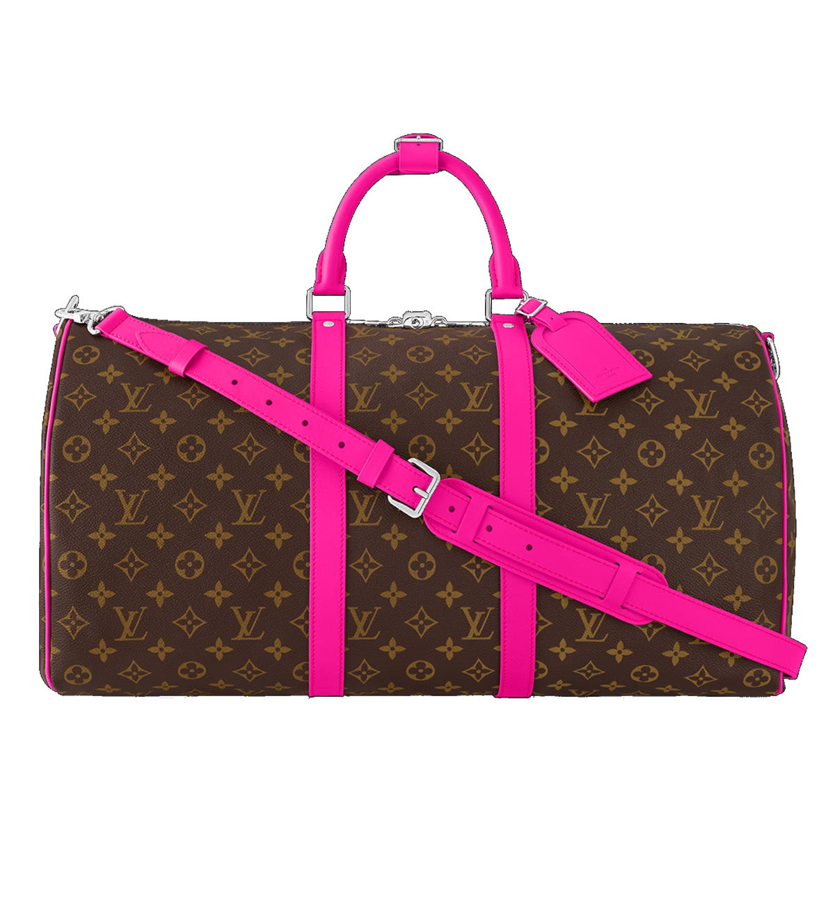 Louis Vuitton Keepall Bandouliere 50 (Fuchsia) – The Factory KL