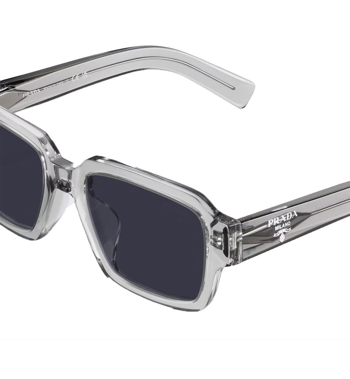 Prada 02Z Sunglasses (Grey)