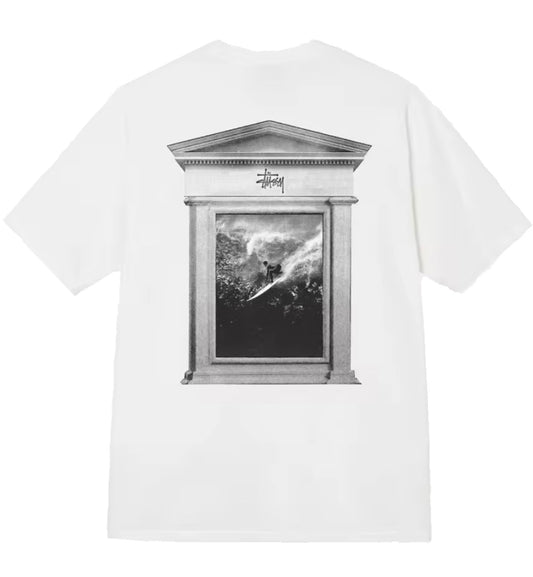 Stussy Surf Tomb Pigment Dyed Tee (Black)