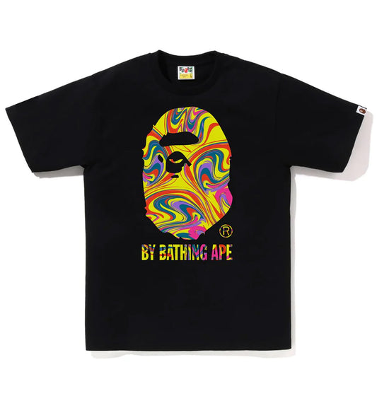 Bape Marbling By Bathing Ape T-Shirt (Black)