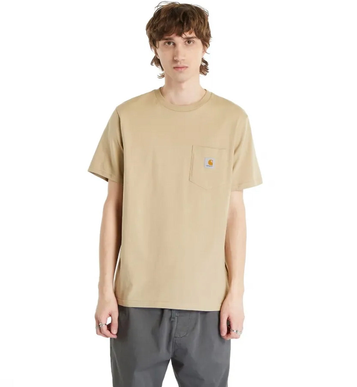 Carhartt Pocket Short Sleeve Tee (Beige)