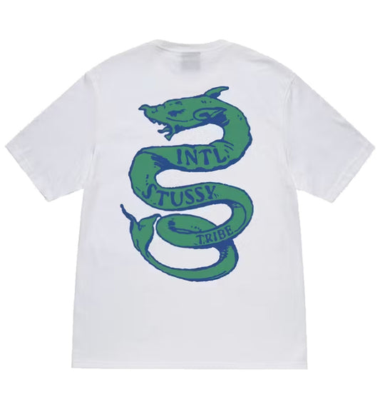 Stussy Serpent Tee (White)