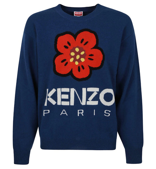 Kenzo Boke Flower Sweater (Blue)