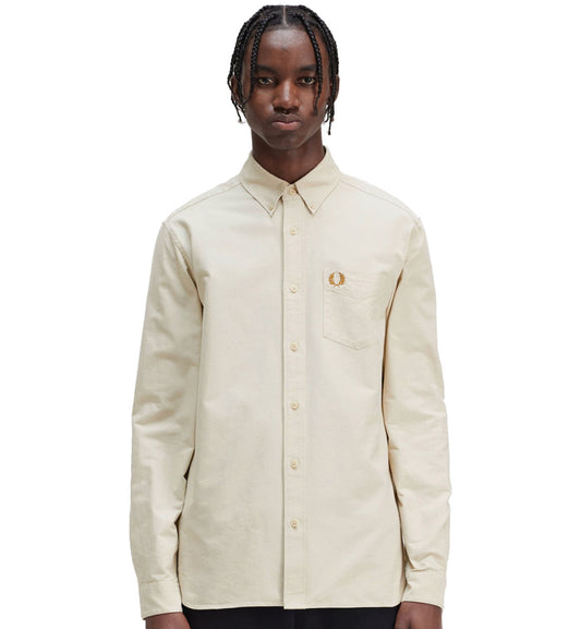 Fred Perry Classic Oxford Shirt (Oatmeal)