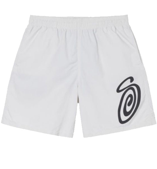 Stussy Curly S Water Short (White)
