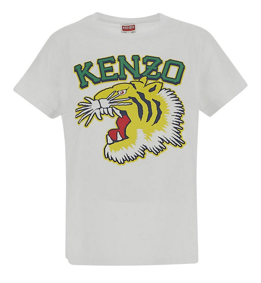Kenzo Varsity Jungle Tiger Tee (White)
