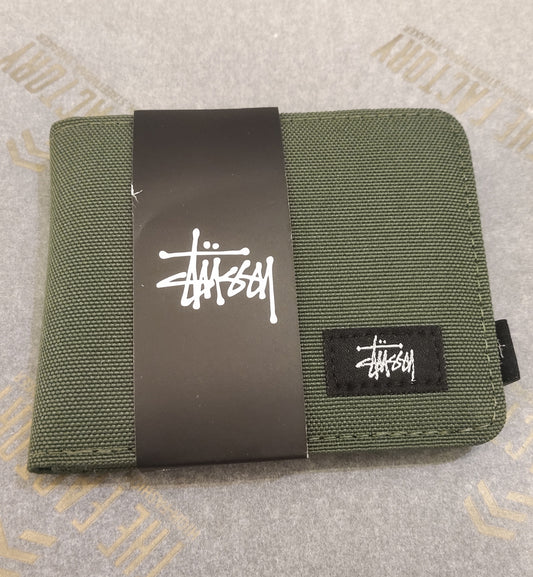 Stussy Multifunctional Classic Oxford Wallet (Green)