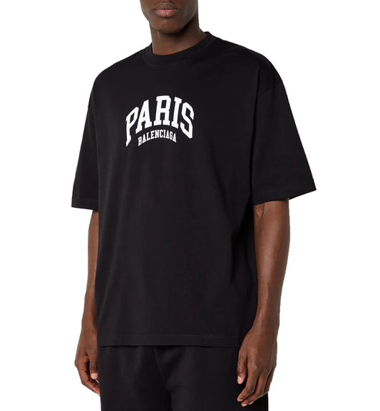 Balenciaga Paris Logo T-shirt (Black)