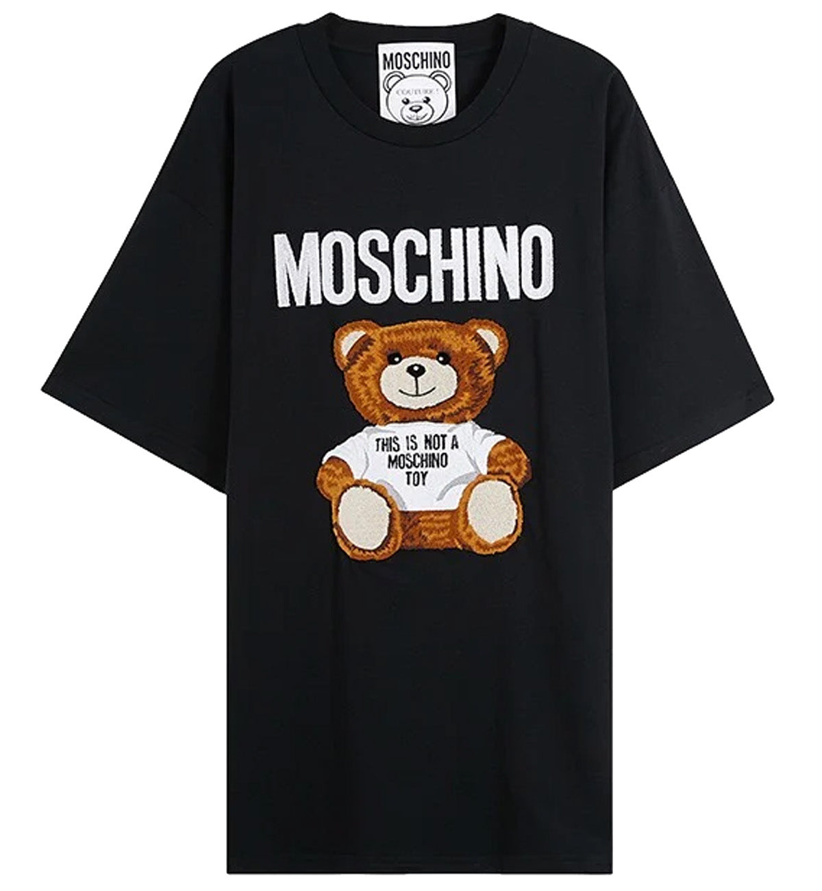Moschino 3D Bear Oversized T-Shirt (Black)