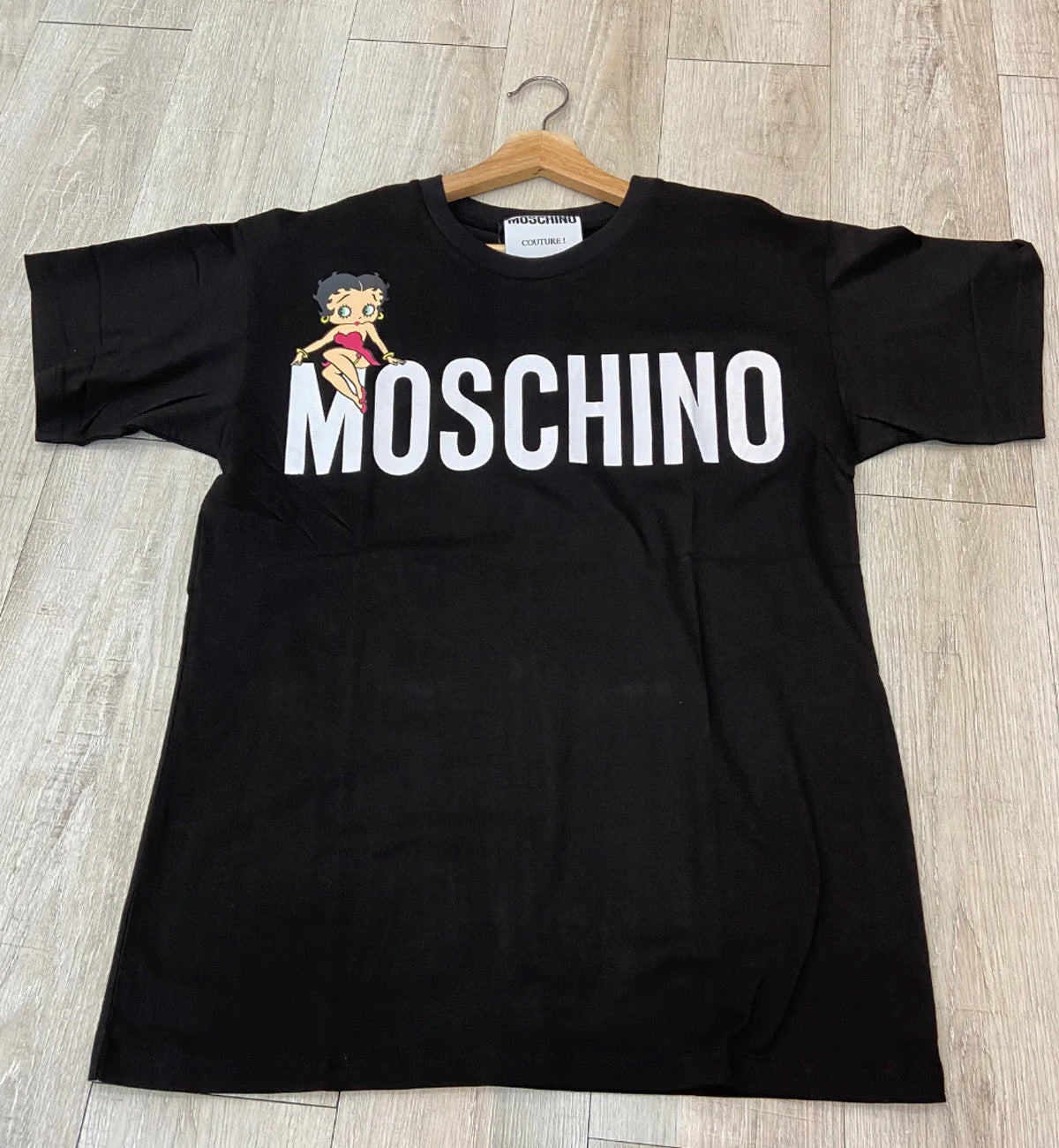 Moschino Betty Boop Printed T-Shirt (Black)