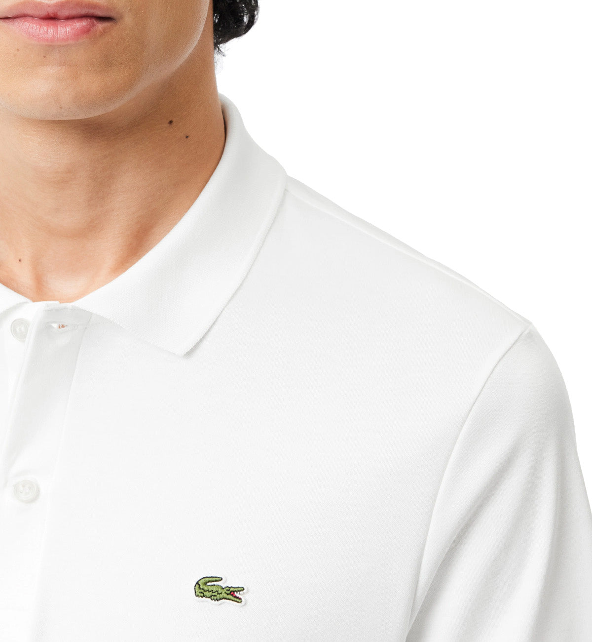 Lacoste Regular Fit Cotton Polo Shirt (White)