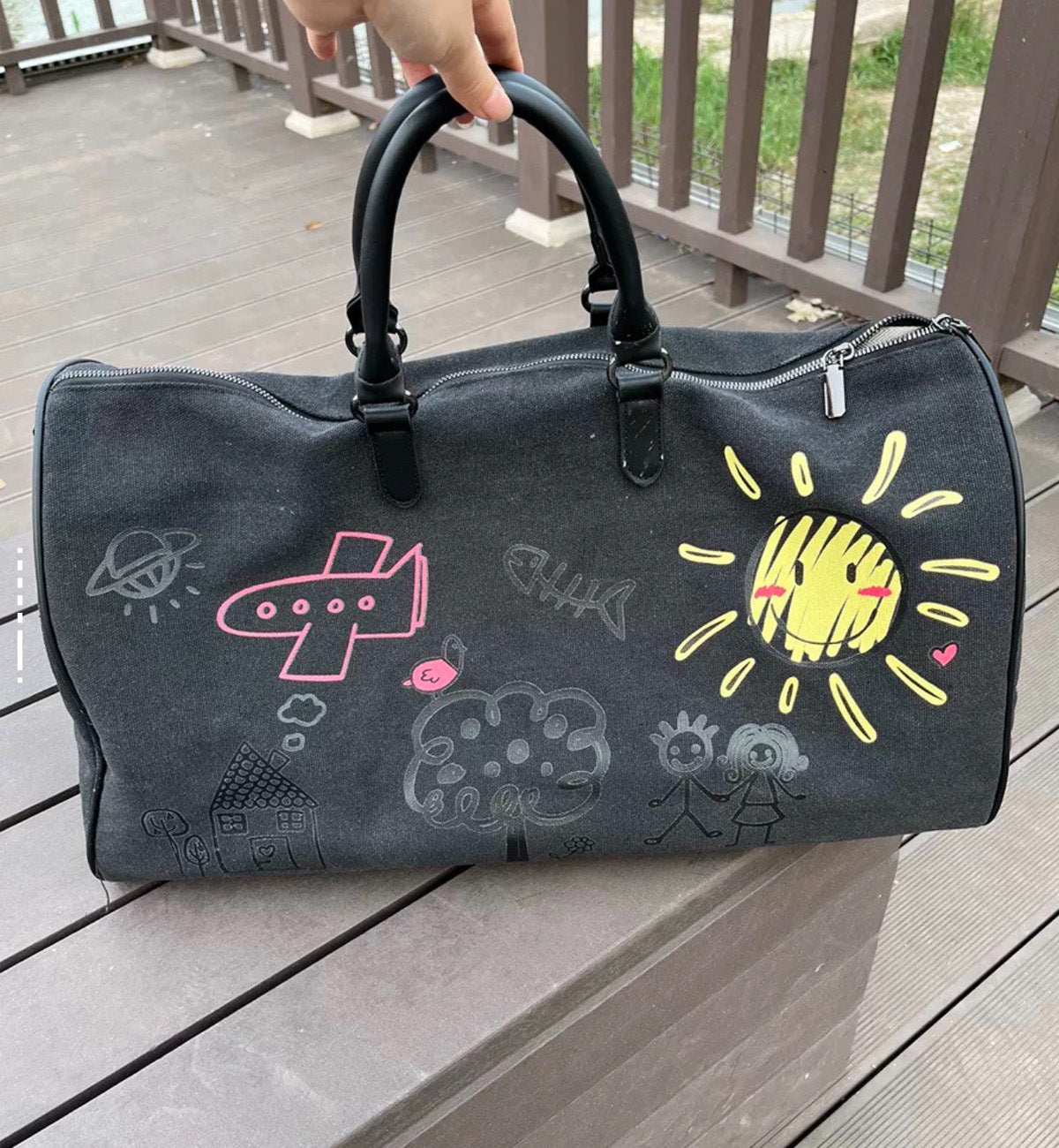 ResNonverba Sunny Duffel Bag (Black)