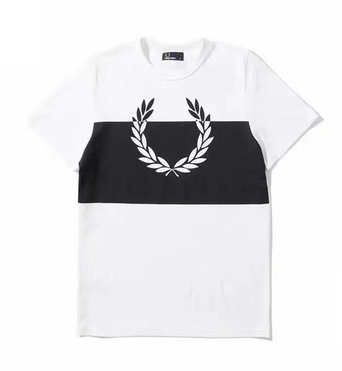 Fred Perry Printed Laurel Wreath T-Shirt (White)