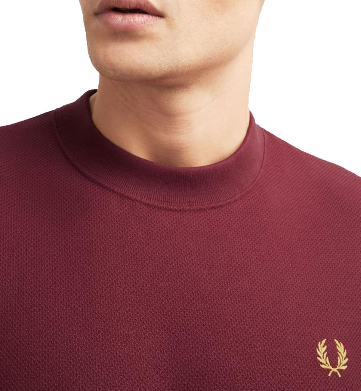 Fred Perry Piqué T-Shirt (Maroon)