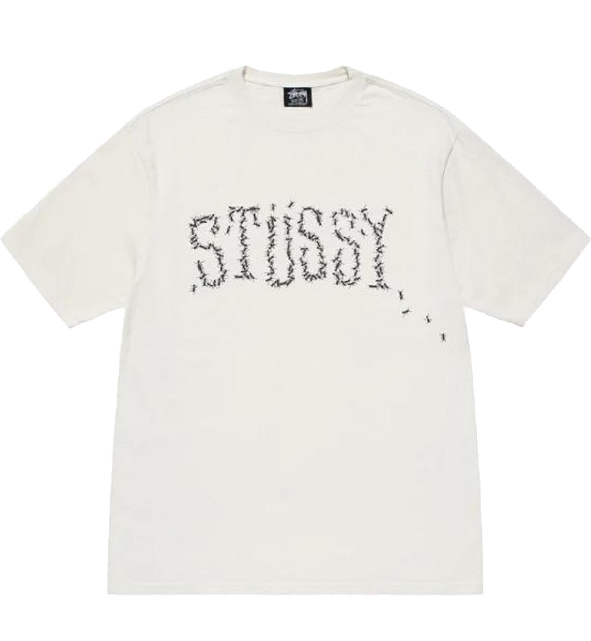 Stussy Ants Pigment Dyed Tee (White)