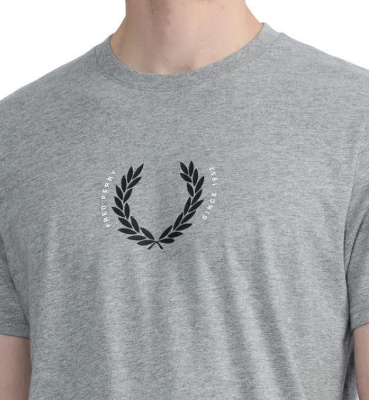 Fred Perry Laurel Wreath T-Shirt (Grey)