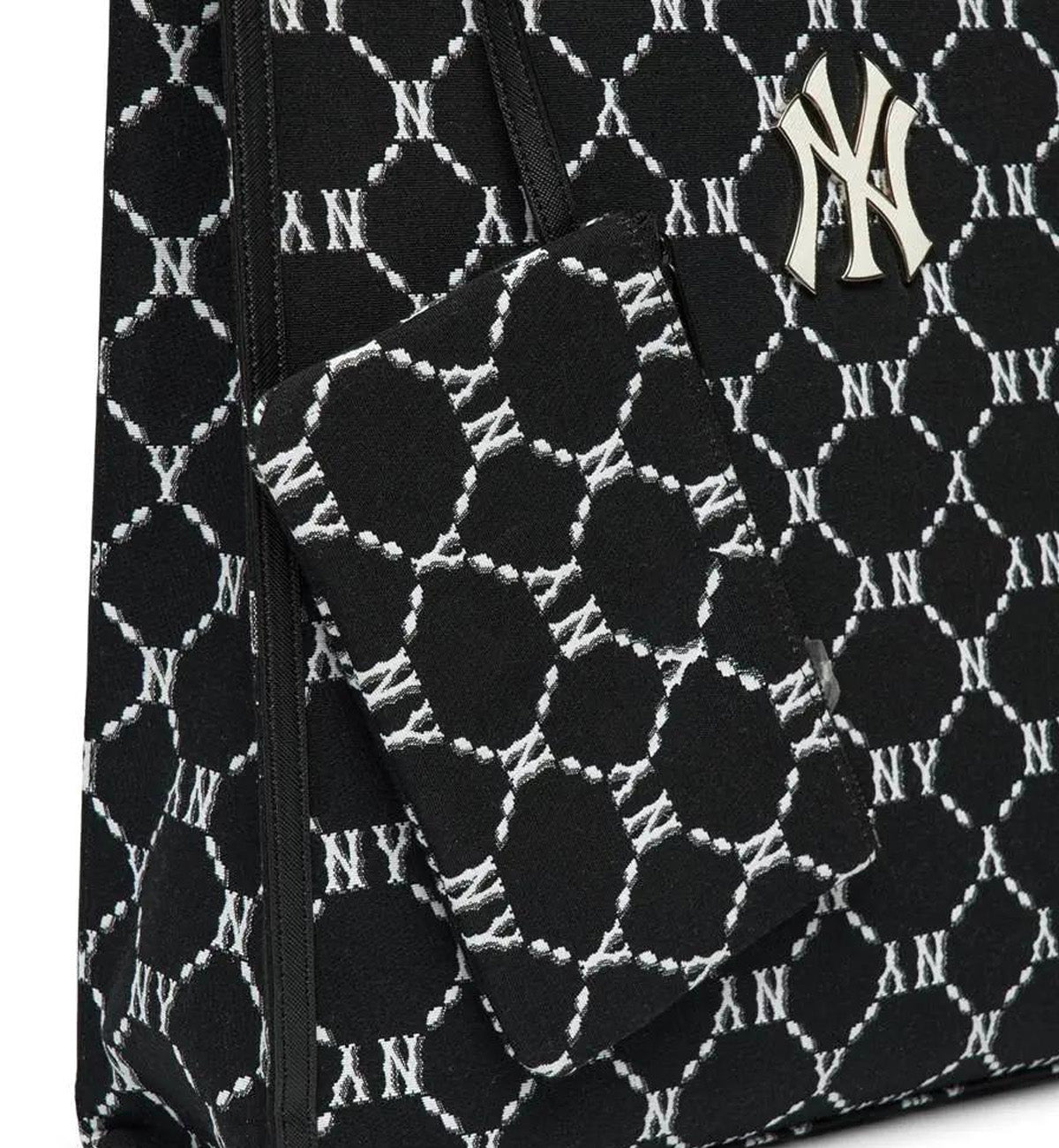 MLB Diamond Jackquard Tote Bag NY (Black)