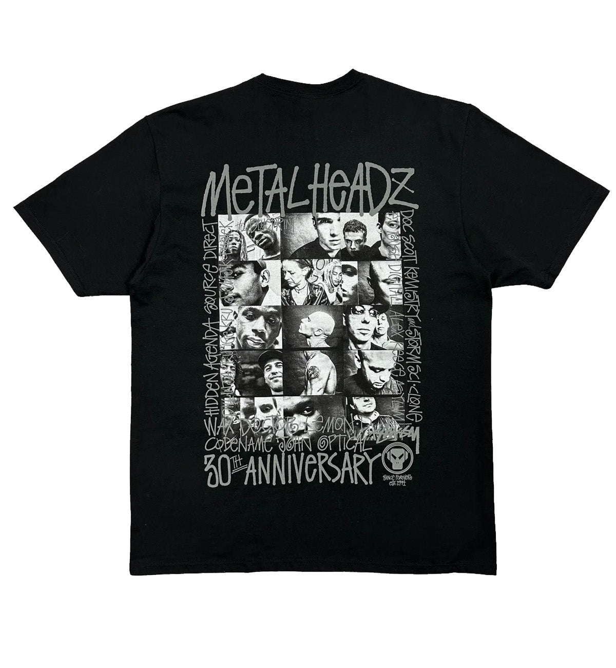 Stussy x Metalheadz 30th Anni Tee (Black)