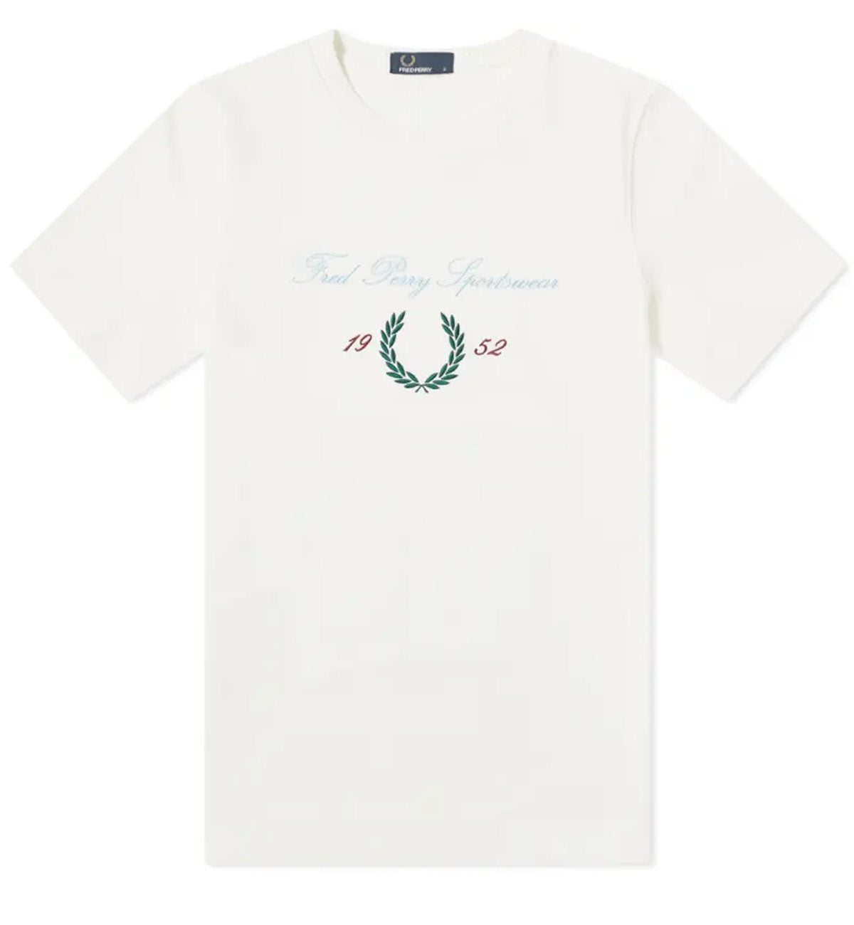 Fred Perry Archive Branded T-Shirt (White)