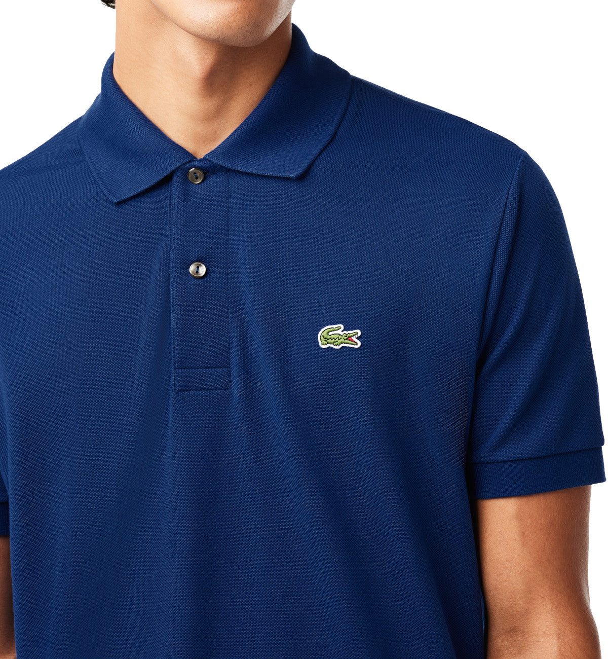 Lacoste Regular Fit Cotton Polo Shirt (Navy)