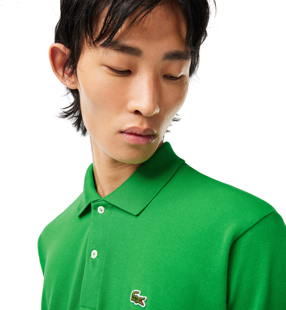 Lacoste Classic Fit Cotton Polo Shirt (Green)
