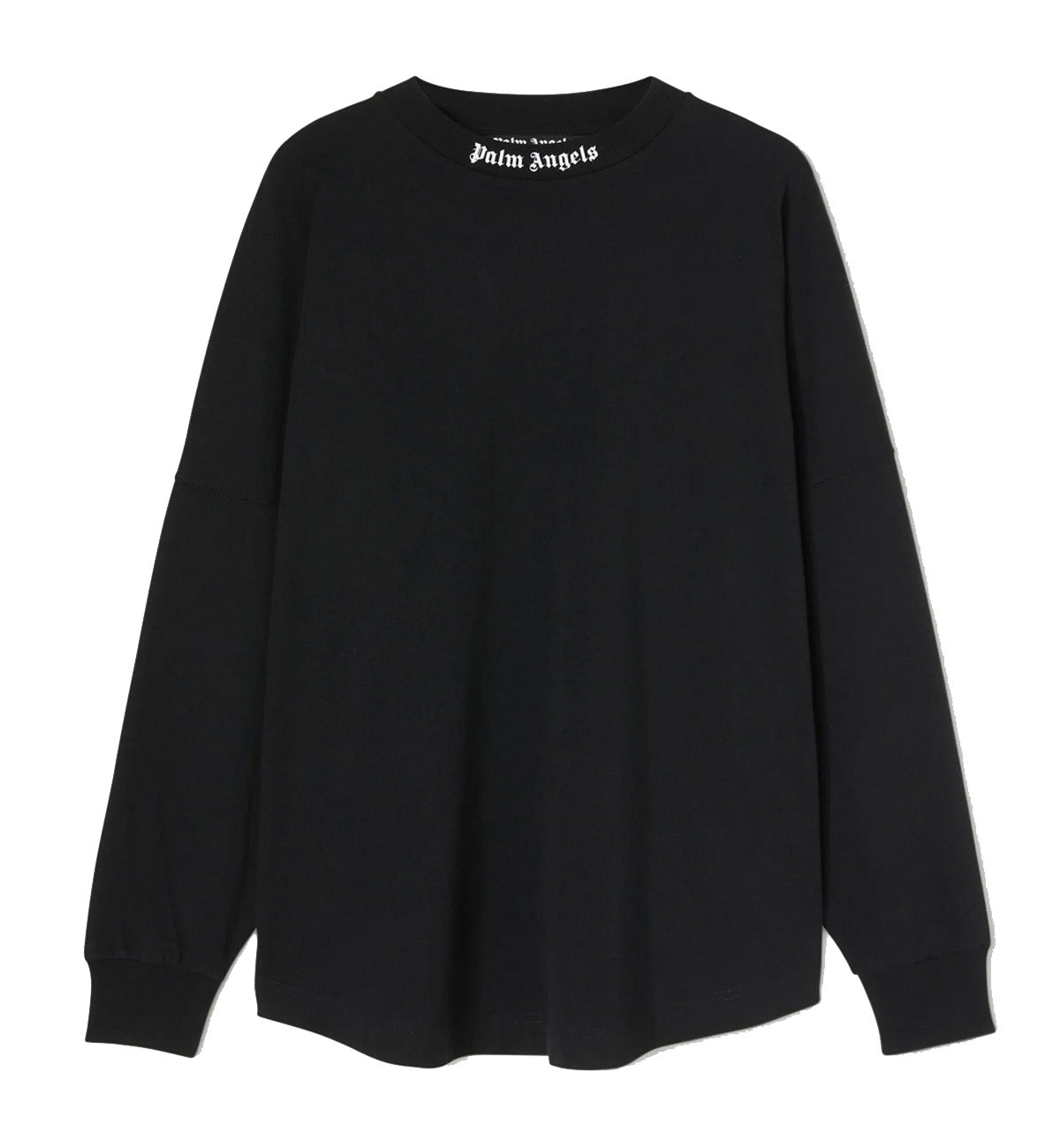 Palm Angel Logo-Print Long Sleeved Sweatshirt (Black)