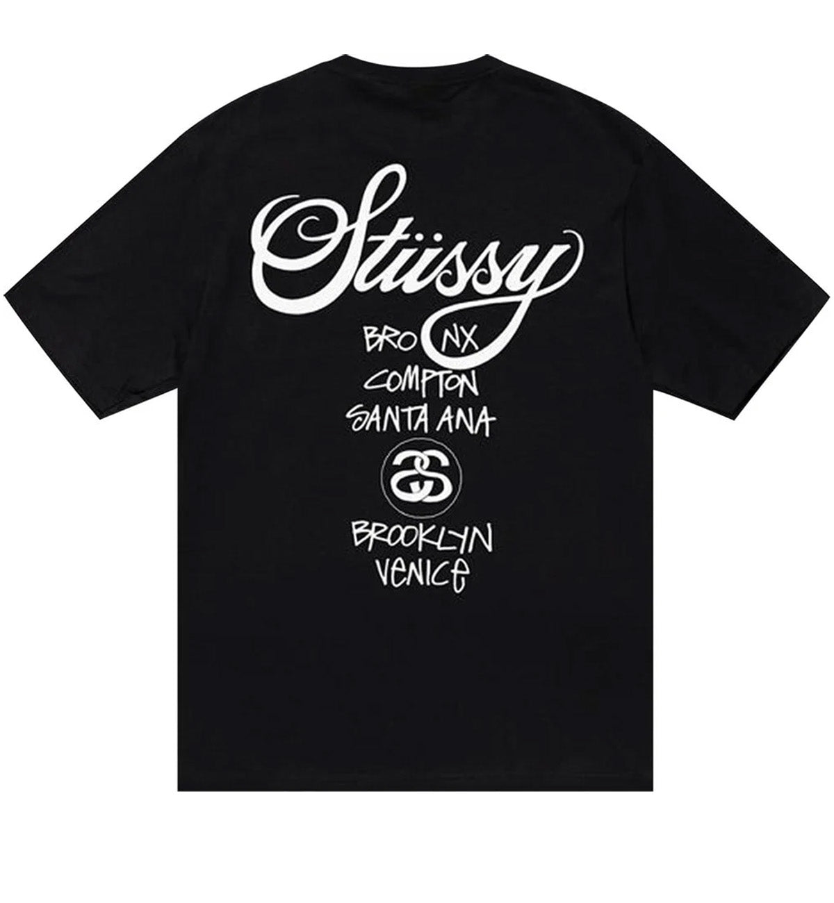 Stussy World Tour Tee (Black)