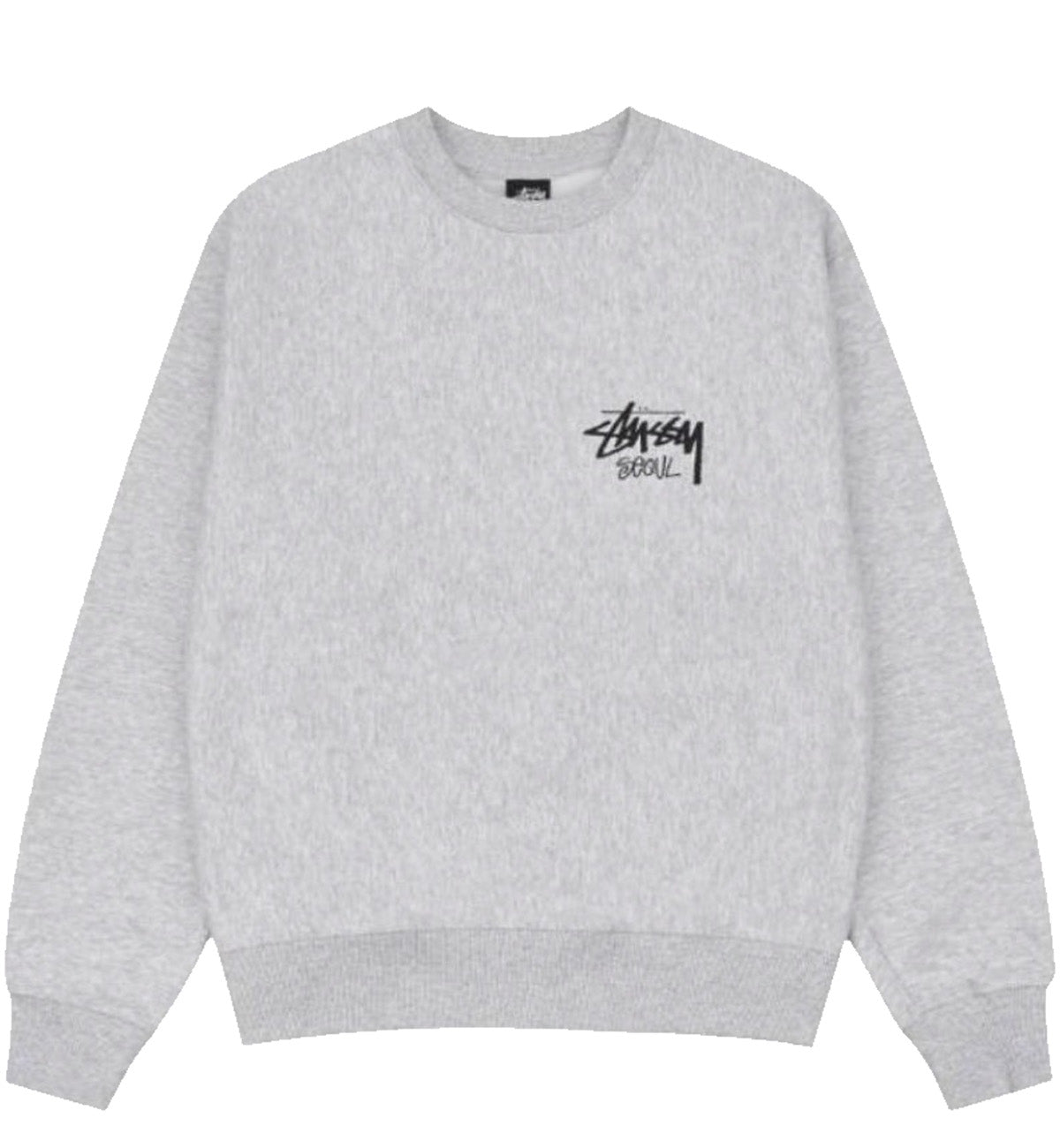 Stussy Seoul Crew Sweatshirt (Ash Heather)