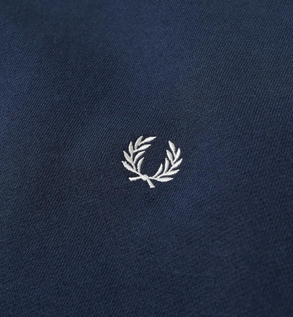 Fred Perry Small Logo Stripe Sleeve Sweatshirt (Navy)