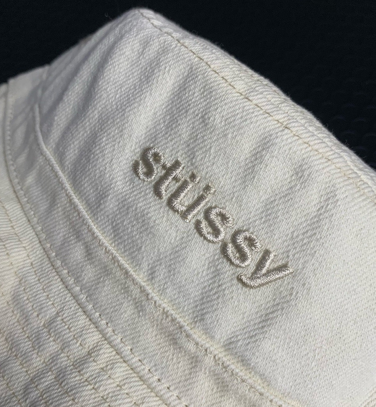 Stussy Aurora Washed Twill Bucket Hat (Natural)