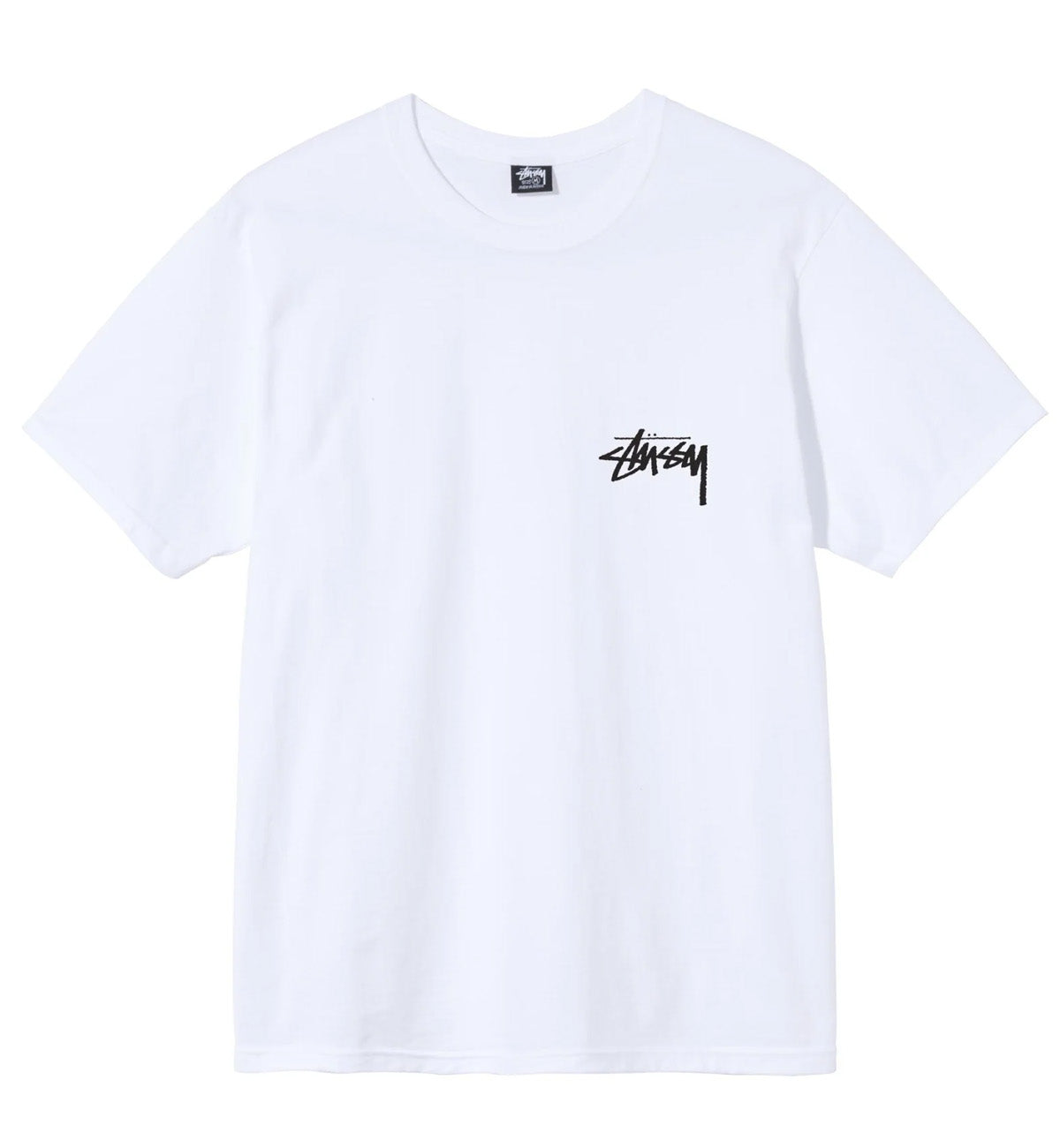 Stussy Big Stock Link Tee (White) | Shop authentic streetwear ...