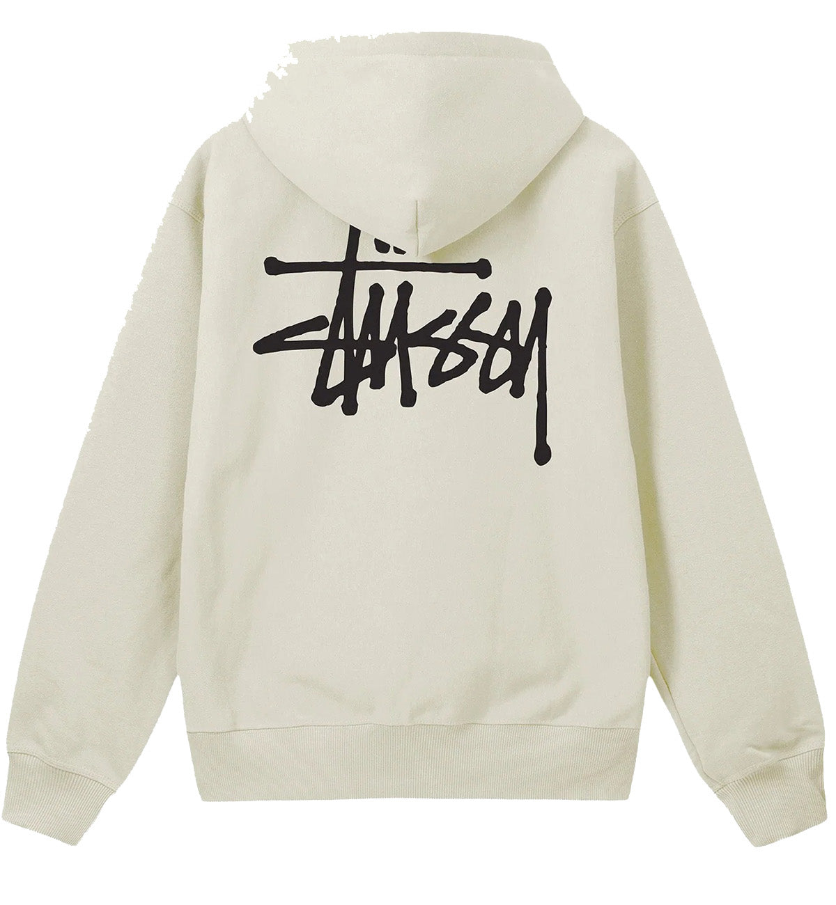 Stussy grey discount basic hoodie