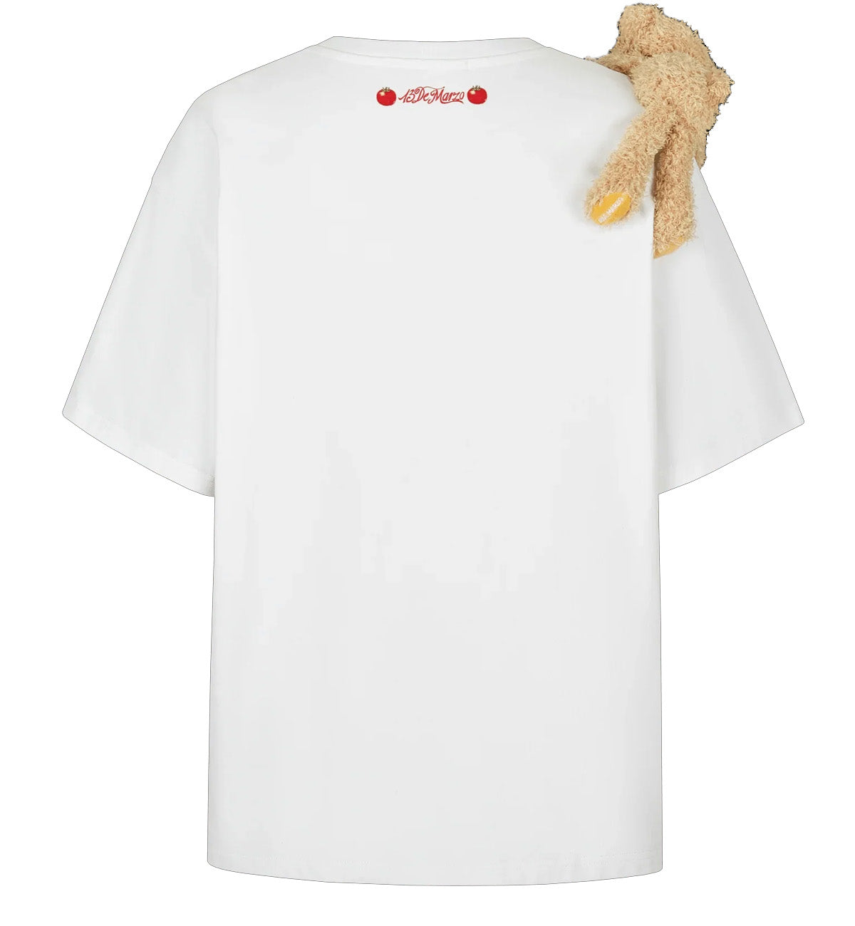 13DE MARZO Hamburger Ingredient T-Shirt (White)