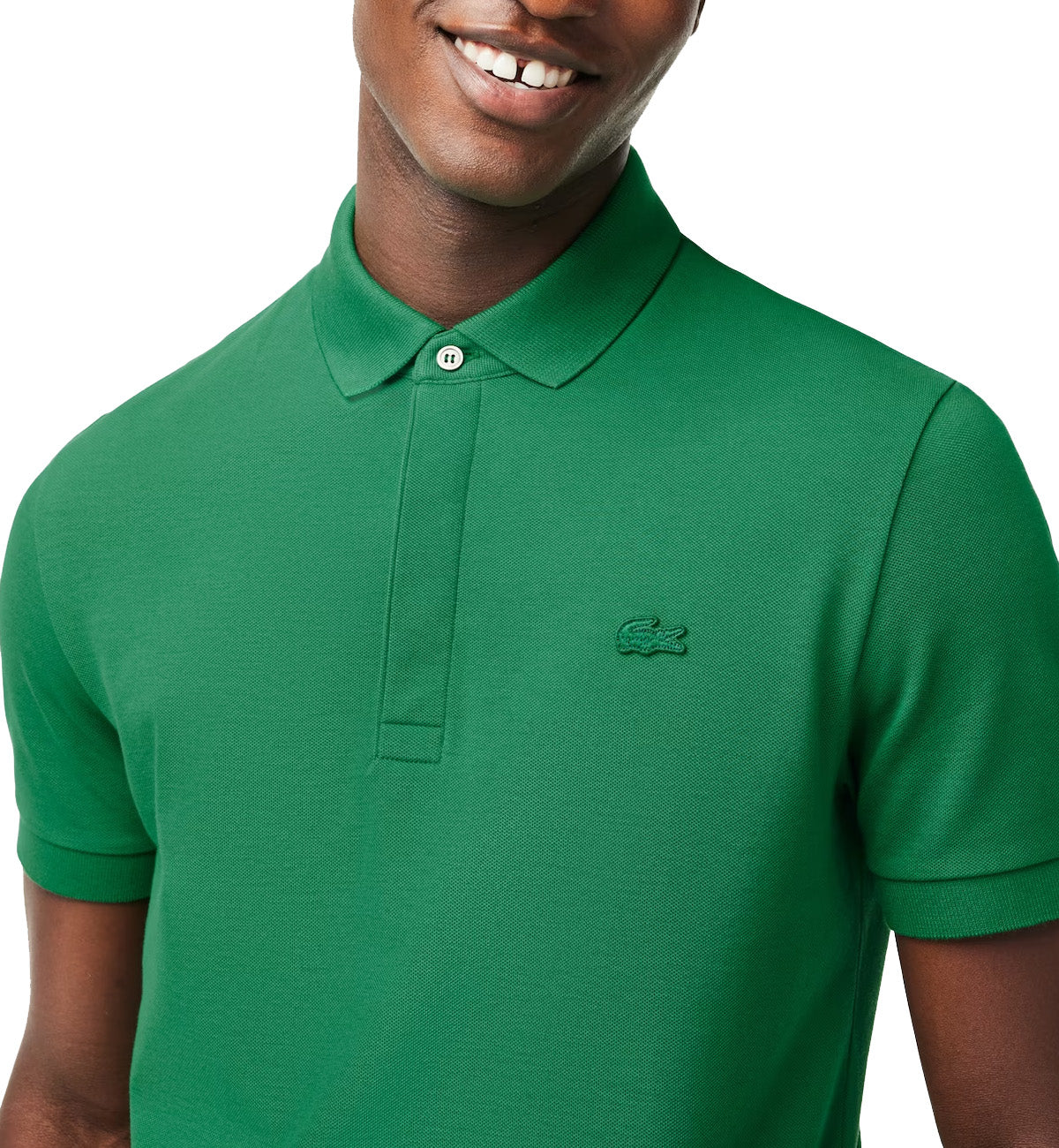 Lacoste Regular Fit Piqué Polo Shirt (Green)