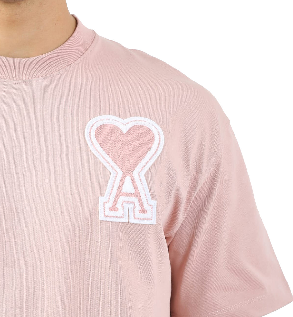 Ami de Coeur Outline Heart T-shirt (Pink)