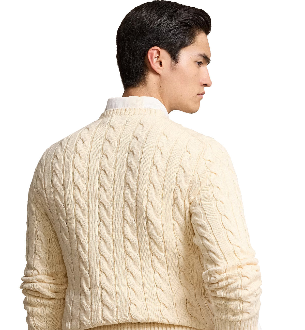 Ralph Lauren Cable-Knit Cotton Jumper (Cream)