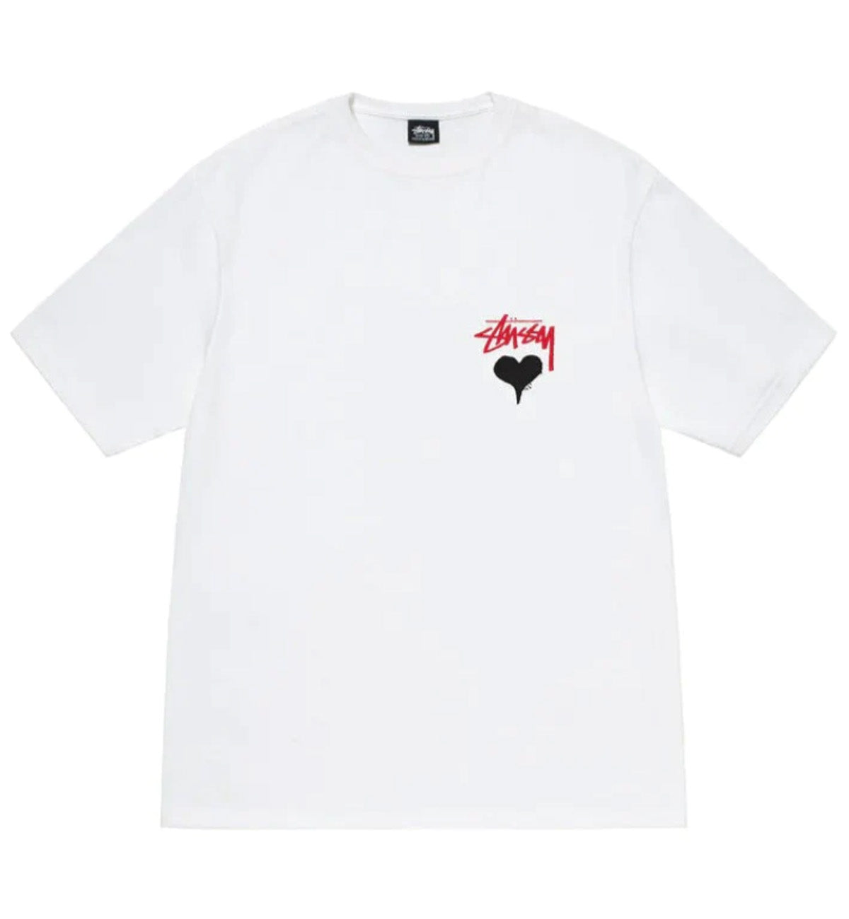 Stussy Stock Heart Tee (White)