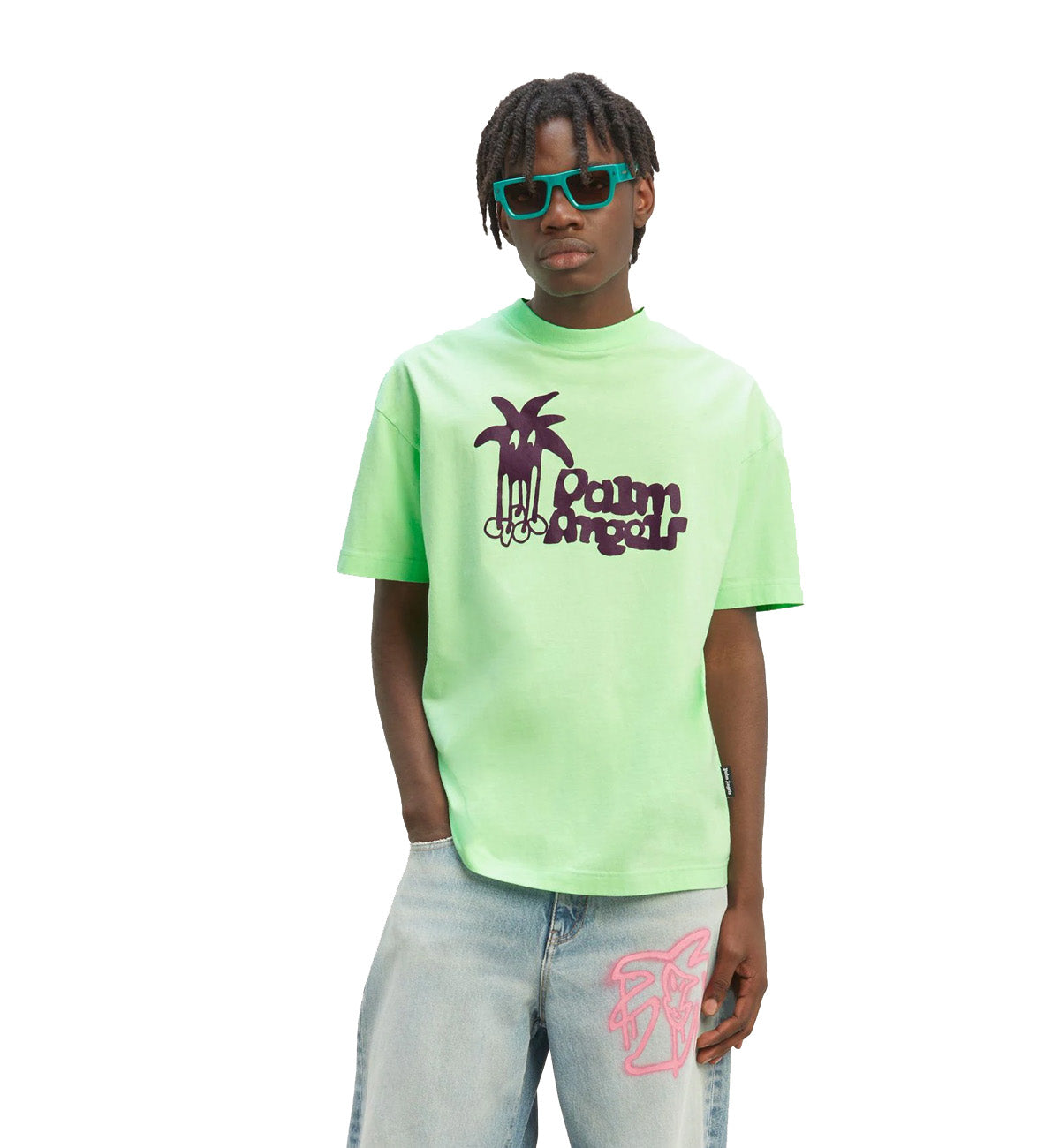 Palm Angels Douby Classic T-Shirt (Green)