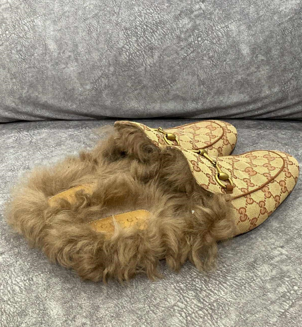 [Pre-Used] Gucci Loafer Princetown Slip Brown