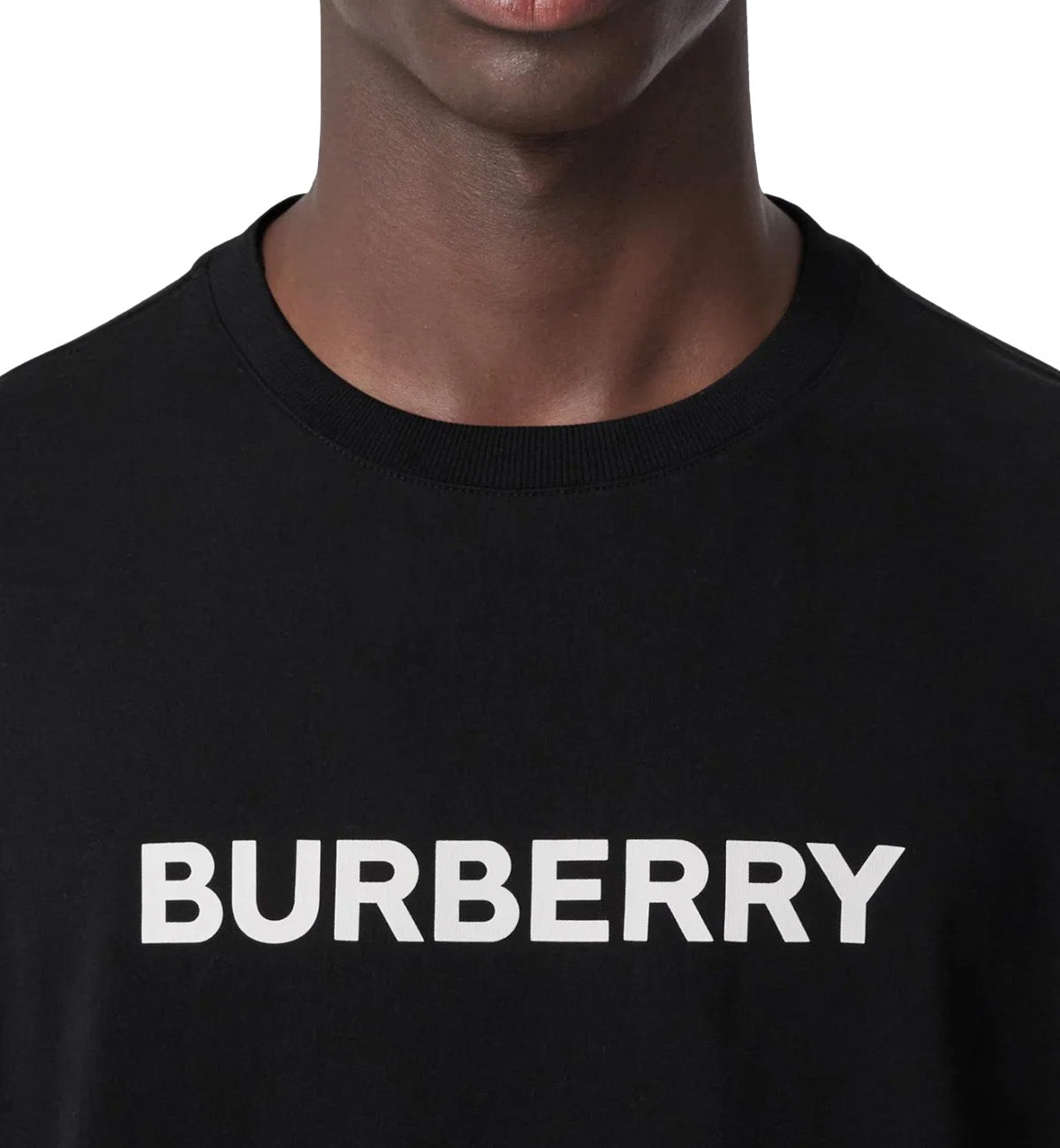 Burberry Logo Cotton Oversized T-Shirt SS22 (Black)