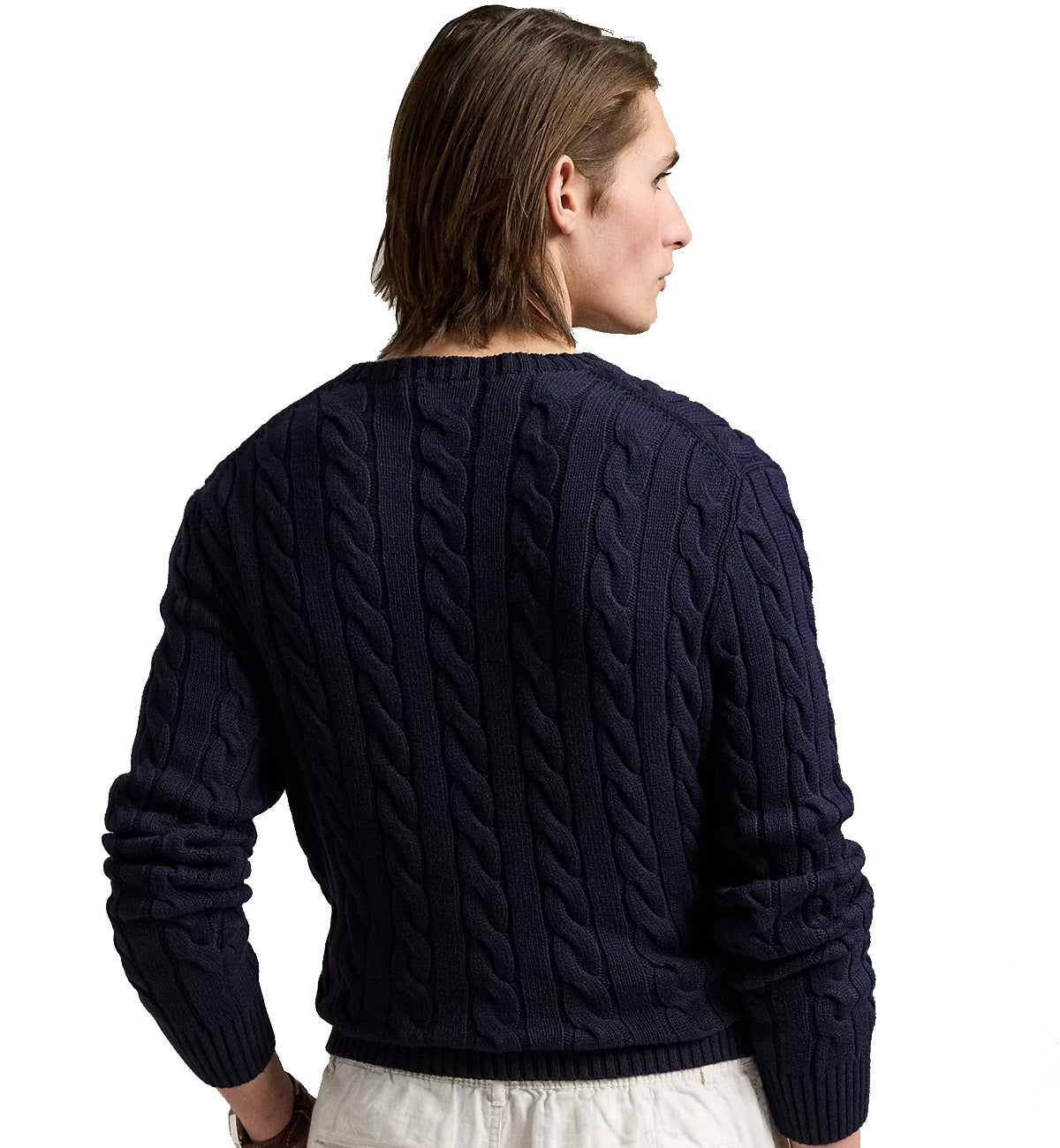 Ralph Lauren Cable-Knit Cotton Jumper (Navy)