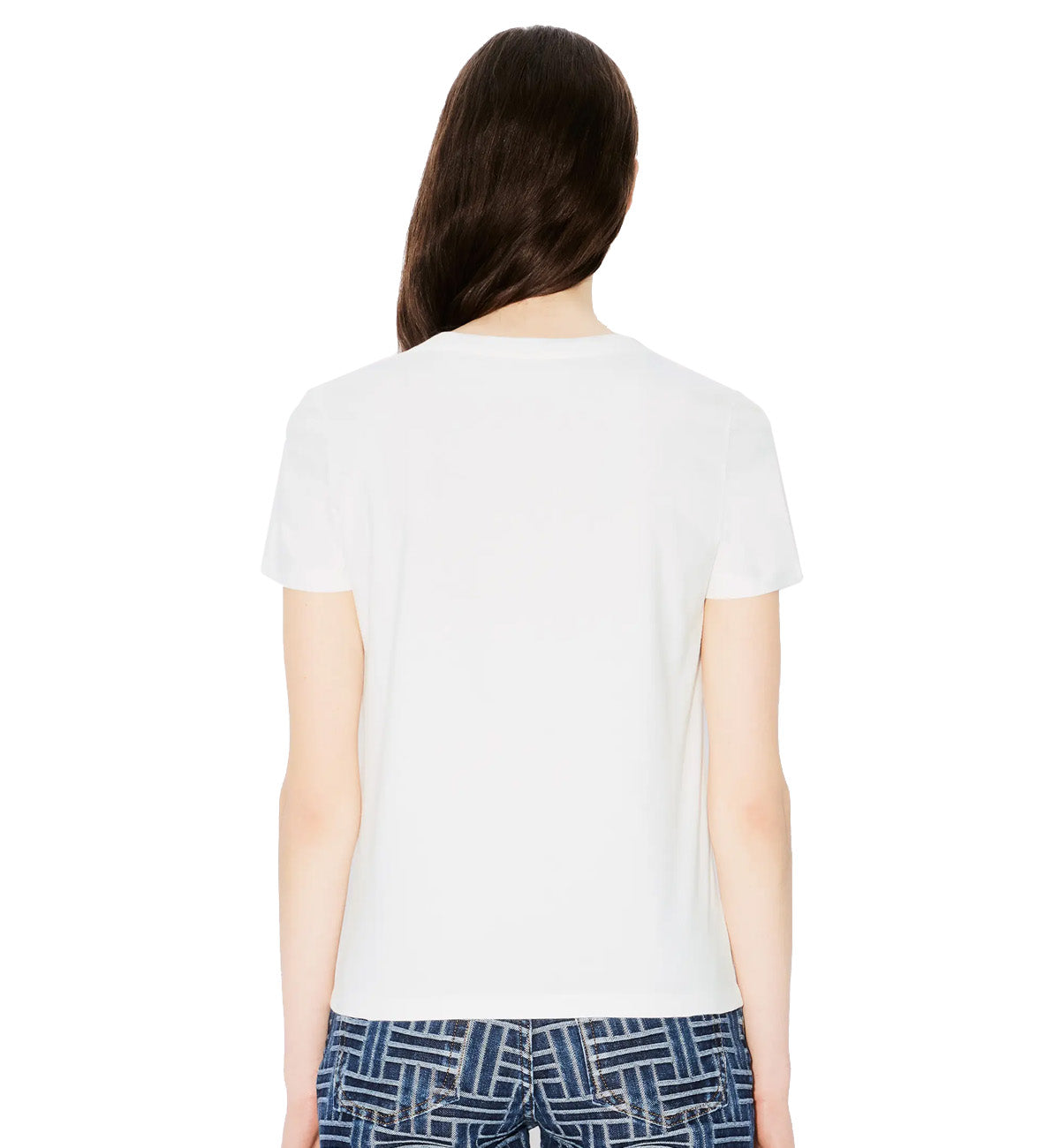 Kenzo Female Embroidered Jungle Heart T-Shirt (White)