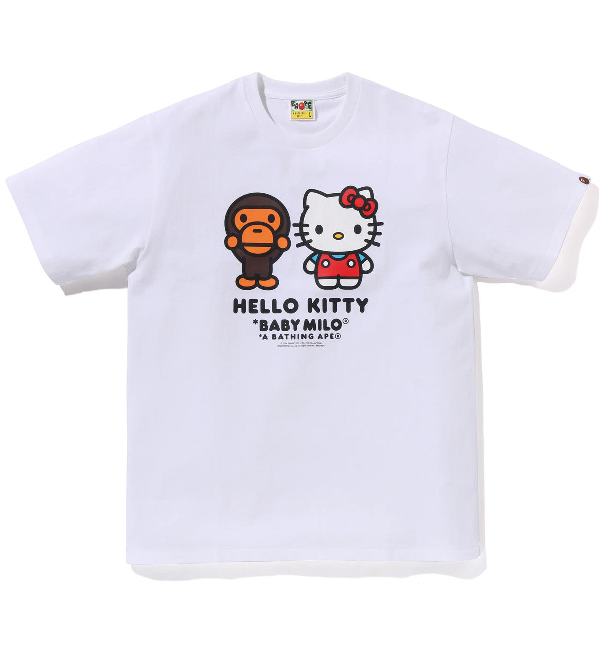 Bape Baby Milo x Hello Kitty T-Shirt (White)