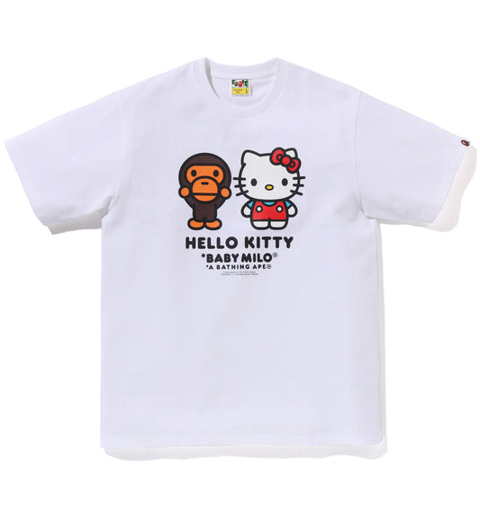 Bape Baby Milo x Hello Kitty T-Shirt (White)