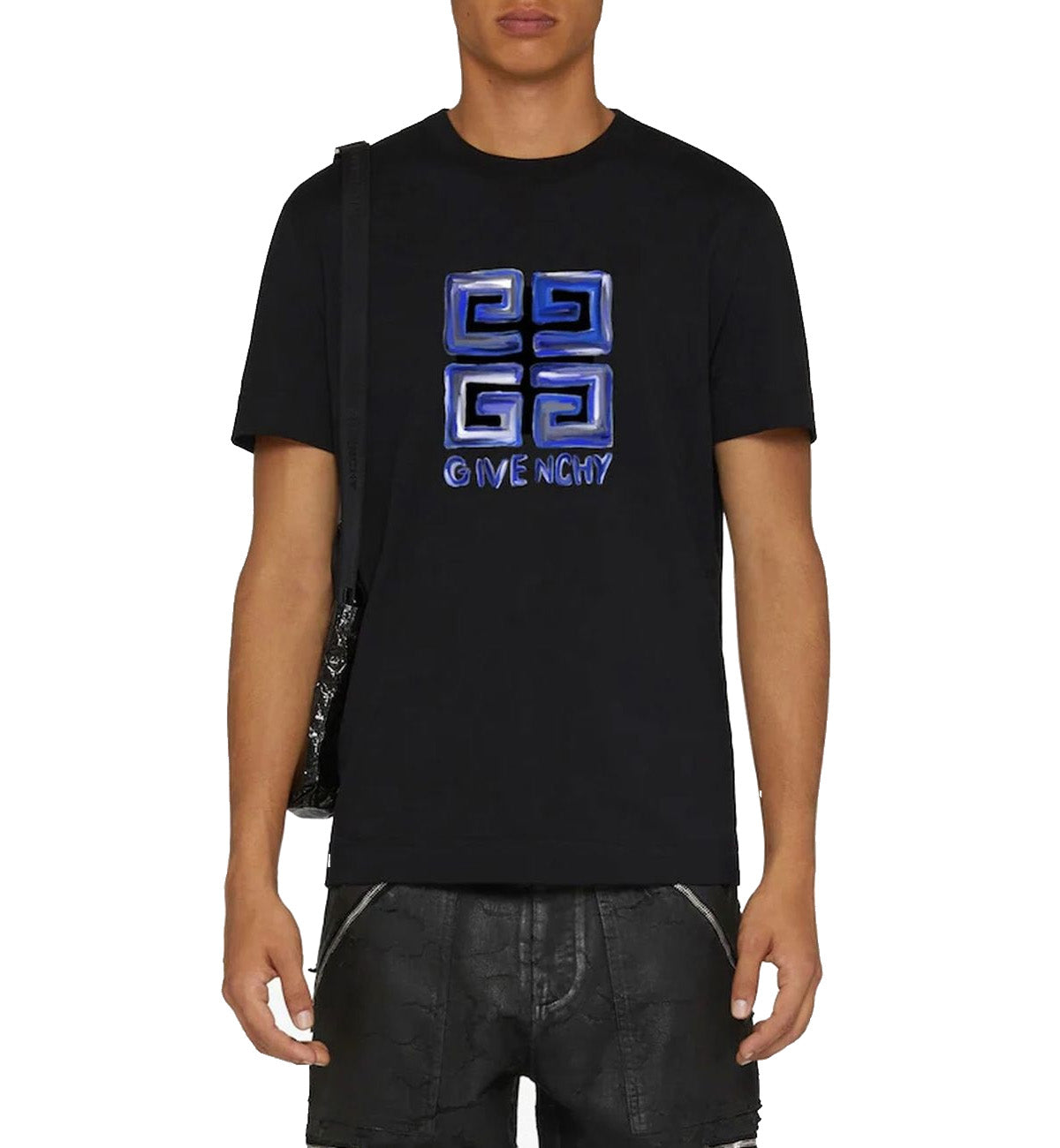 Givenchy 4G Multi Color Tee (Black Blue)