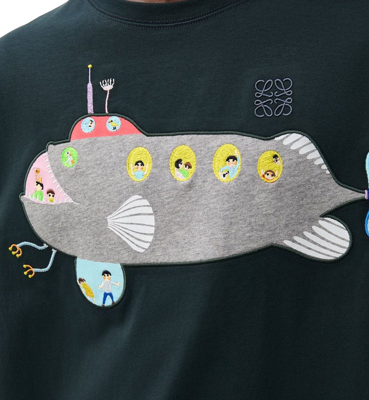 Loewe X Suna Fujita T-Shirt (Black)