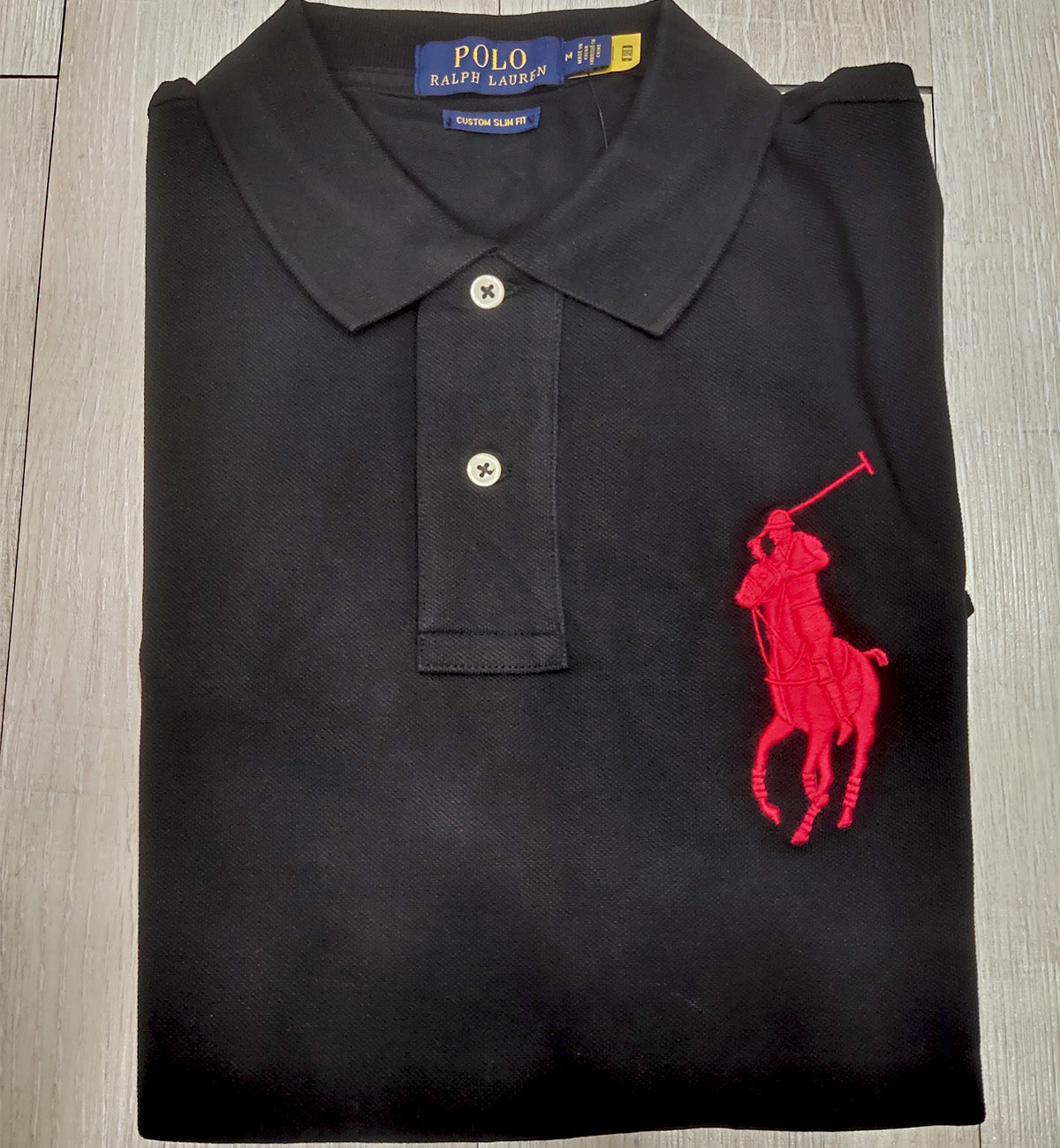 Ralph Lauren Big Logo Polo Shirt (Black)