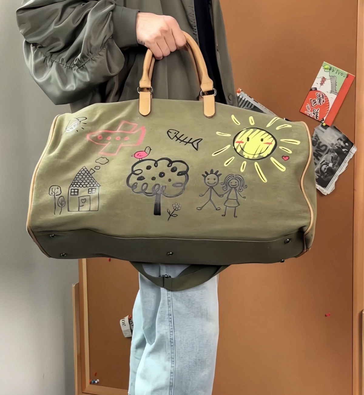 ResNonverba Sunny Duffel Bag (Olive)
