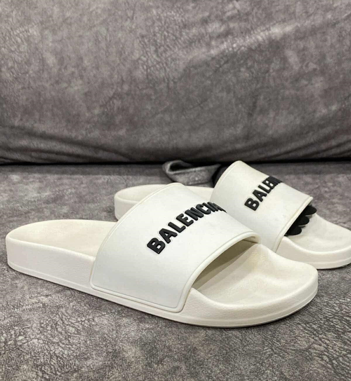 [Pre-Used] Balenciaga Pool Slides White