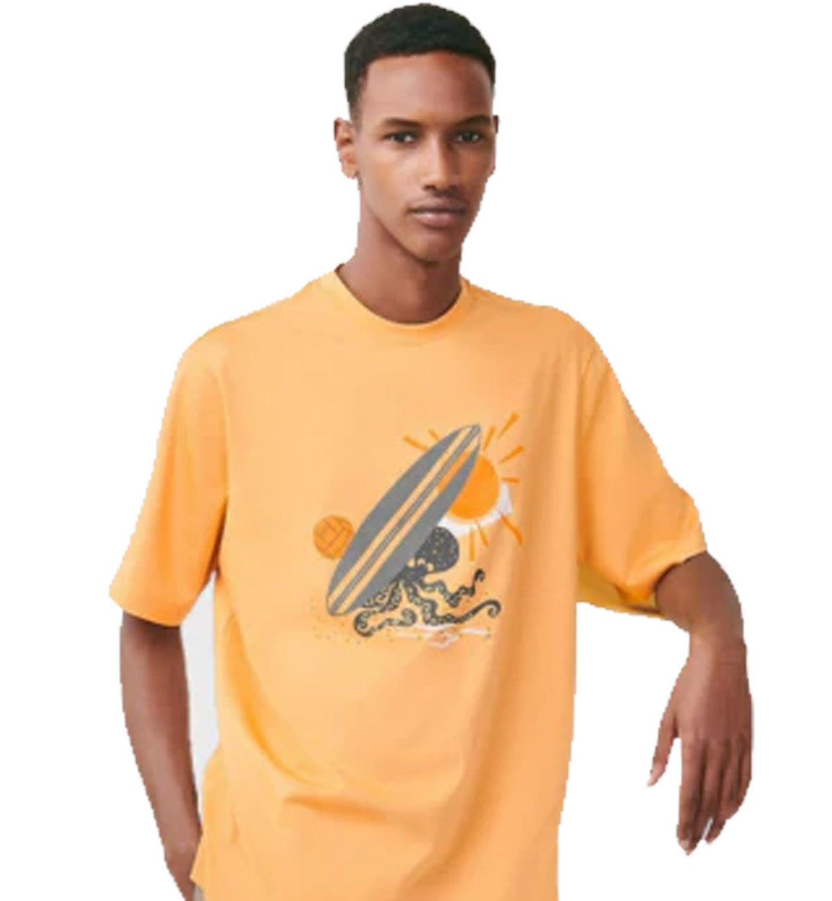 Hermes "Poulp'Watch" T-Shirt (Orange)